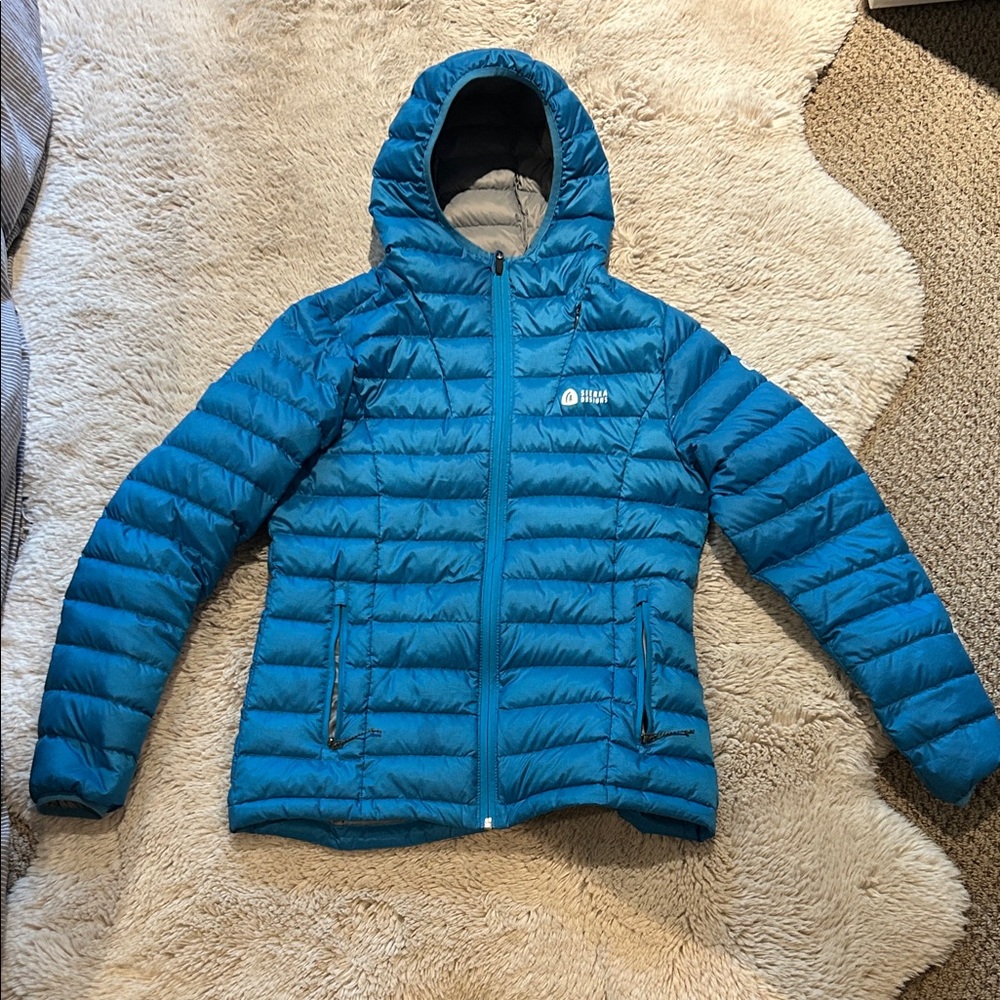Blue Women's Puffer Jacket